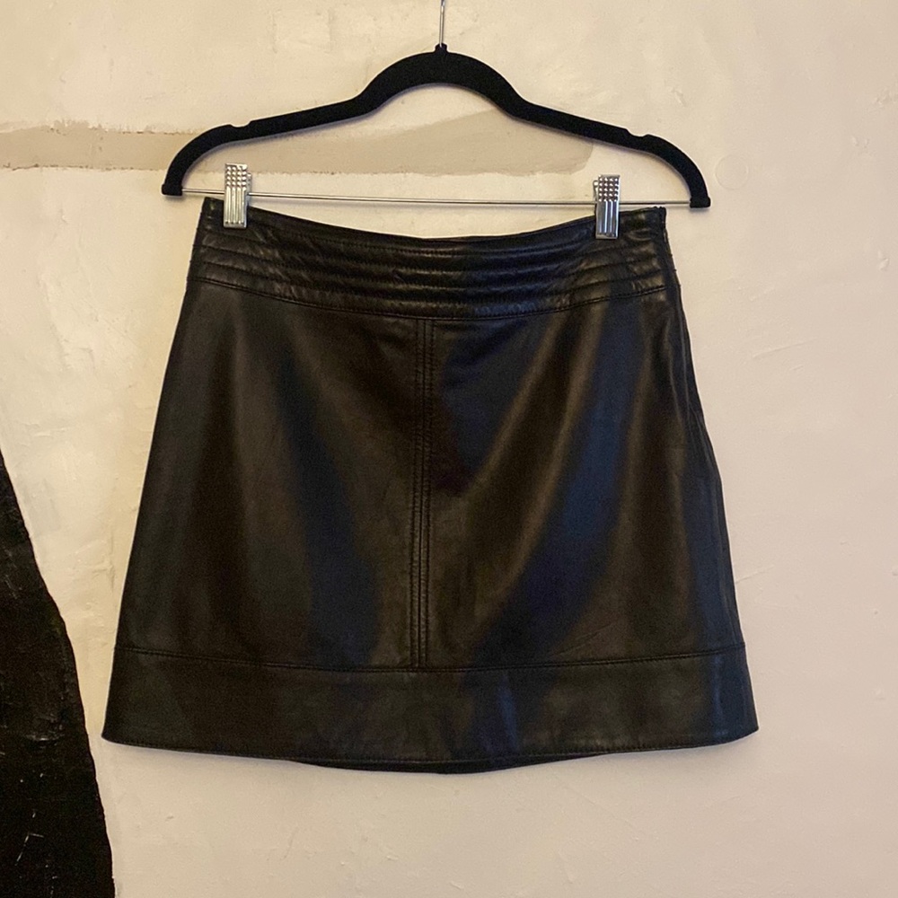 Leather skirts